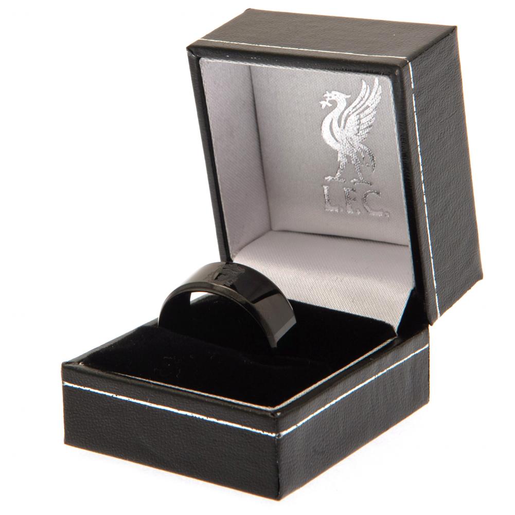 Liverpool FC Large Black IP Ring