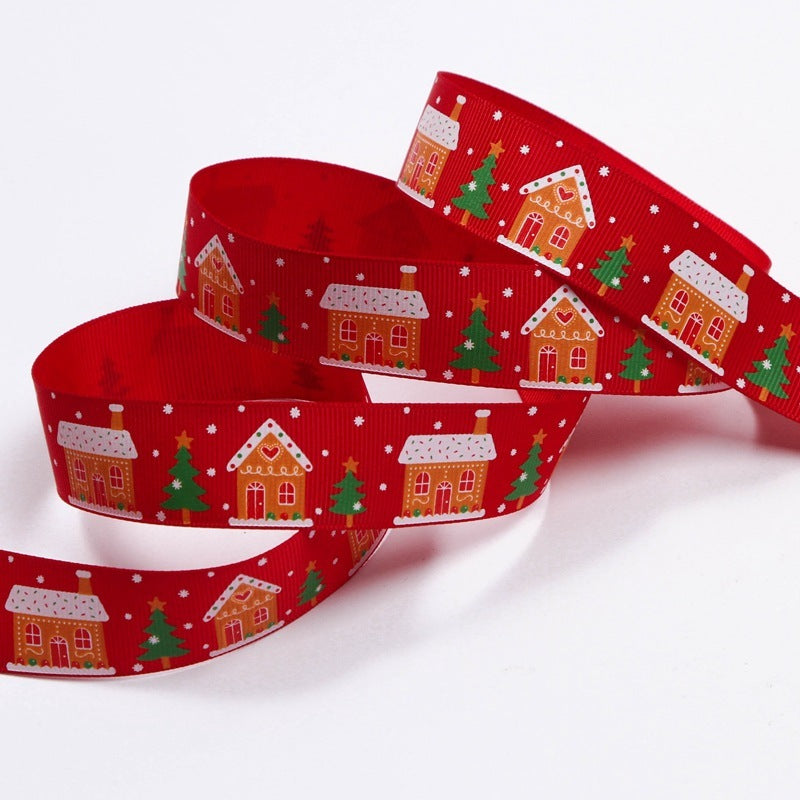 Christmas Ribbon Thread Ribbon Diy Cake