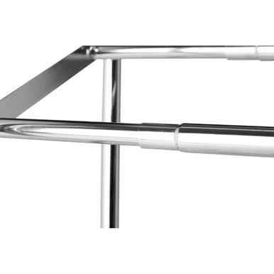 Extendable Chrome Frame 4 Tier Shoe Rack