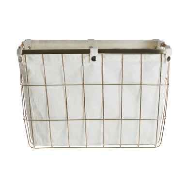 Harga Large Gold Finish Iron Wire Storage Basket