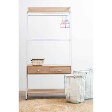 Harga Set Of Two Round Blue Wire Laundry Baskets