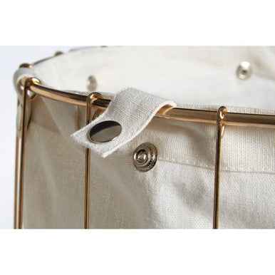 Harga Set Of Two Round Gold Wire Laundry Baskets