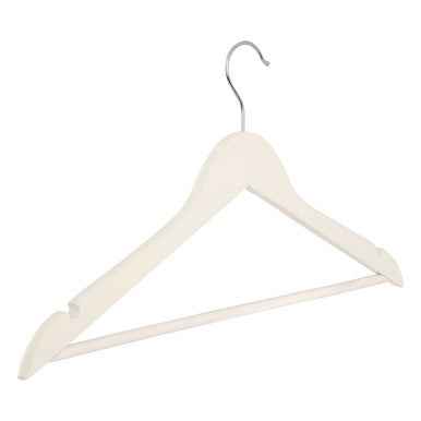 Set Of Twenty Matte White Clothes Hangers