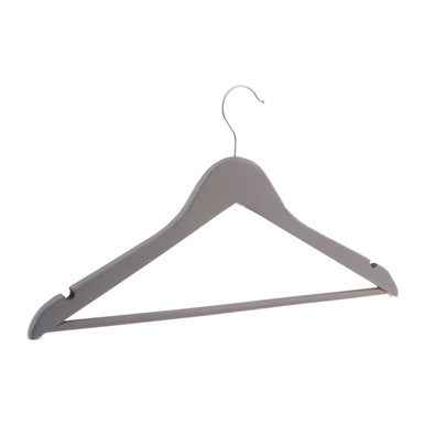 Set Of Twenty Matte Grey Clothes Hangers