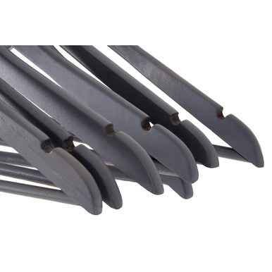 Set Of Twenty Matte Grey Clothes Hangers