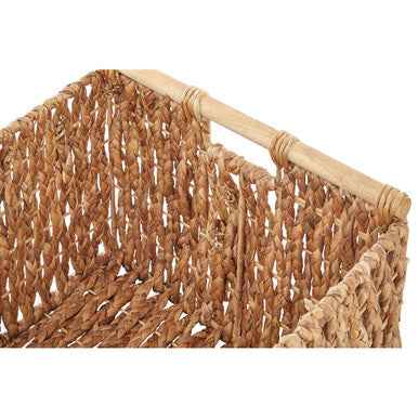 Lidi Set Of 5 Water Hyacinth Storage Baskets