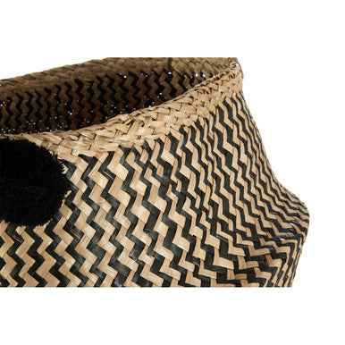 Lidi Pom Pom Seagrass Basket