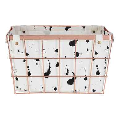 Harga Rose Gold Iron Wireframe Basket