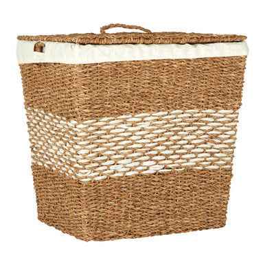 Lidi Tapered Seagrass Basket With Lid