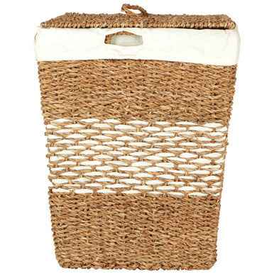 Lidi Tapered Seagrass Basket With Lid