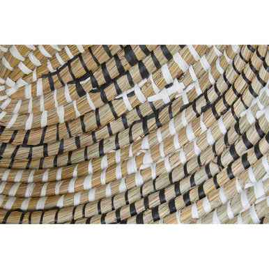 Lidi Set Of Three Oval Straw Baskets