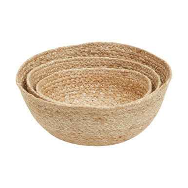 Lidi Set Of Three Jute Baskets