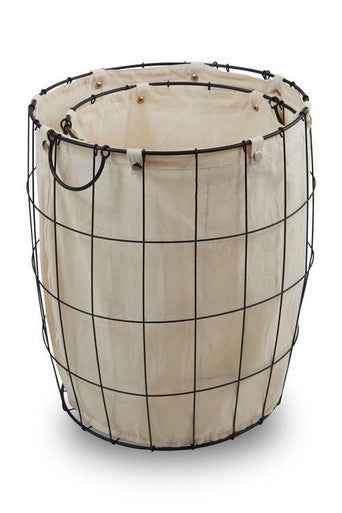 Harga Set Of Two Matte Black Laundry Baskets