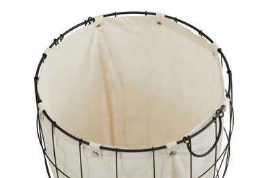 Harga Set Of Two Matte Black Laundry Baskets