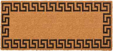 Filta Greek Key Coir Doormat