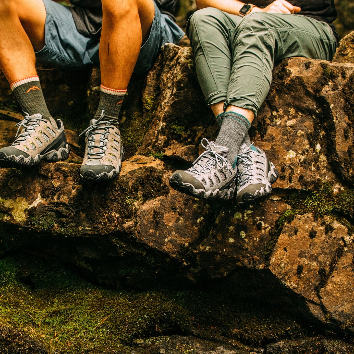 Ladies Micro Crew Cushioned Midweight Hiking Merino Wool Socks