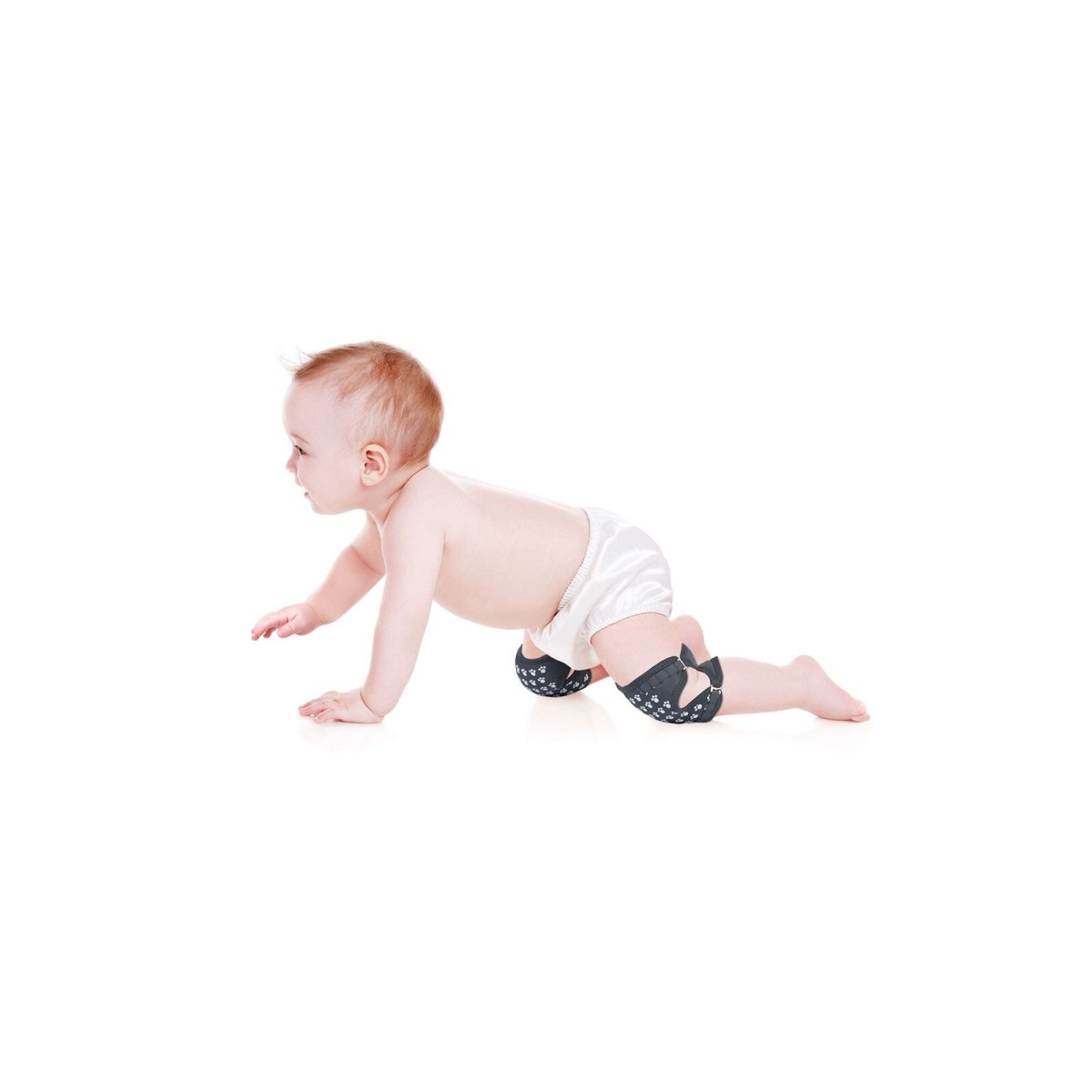 Supported Crawling Knee Brace - Grey