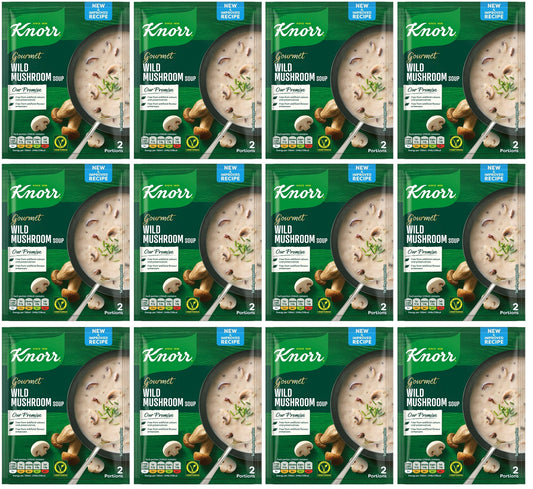 9 x Knorr Gourmet Wild Mushroom Soup 61G