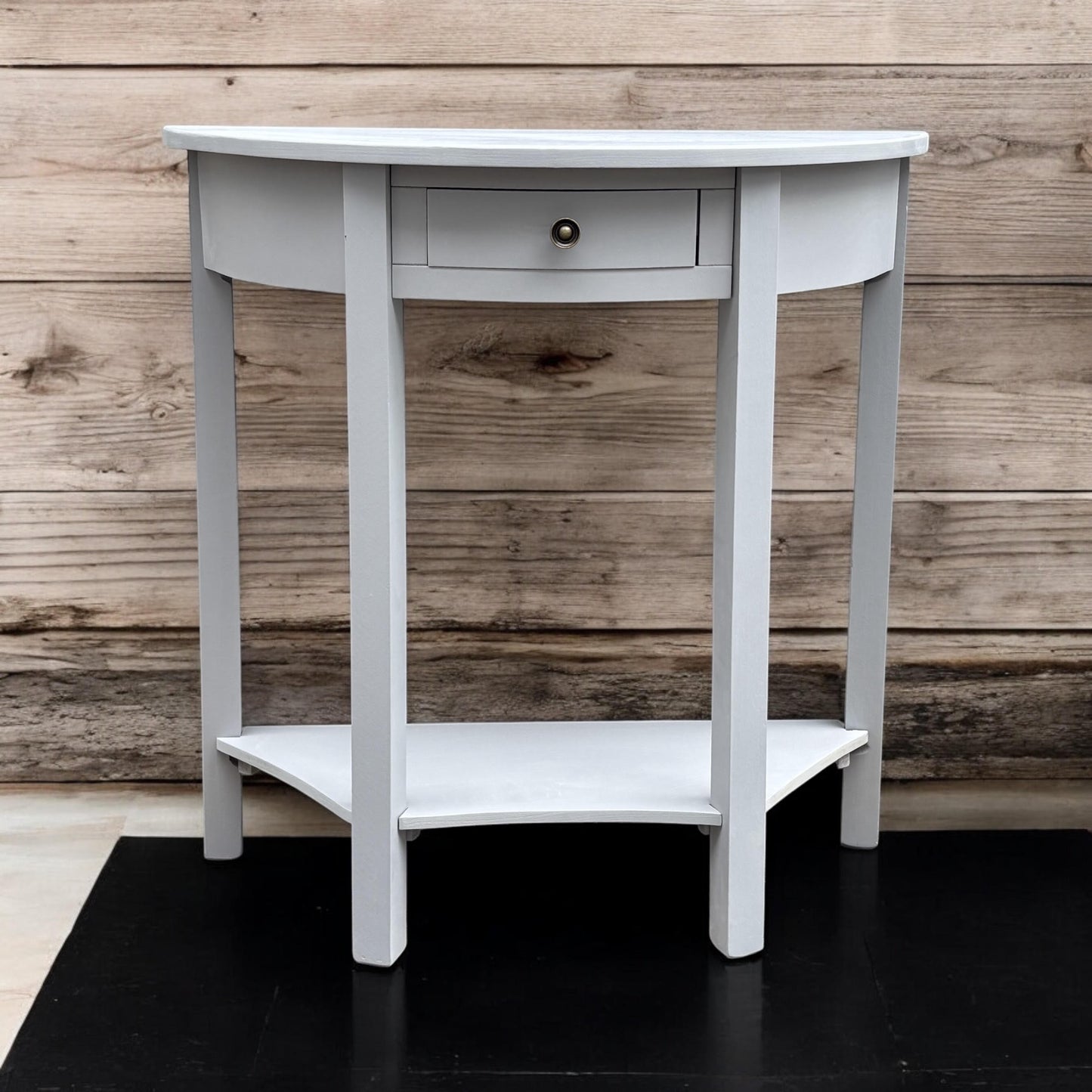 80CM 2 DRAWER SIDE TABLE