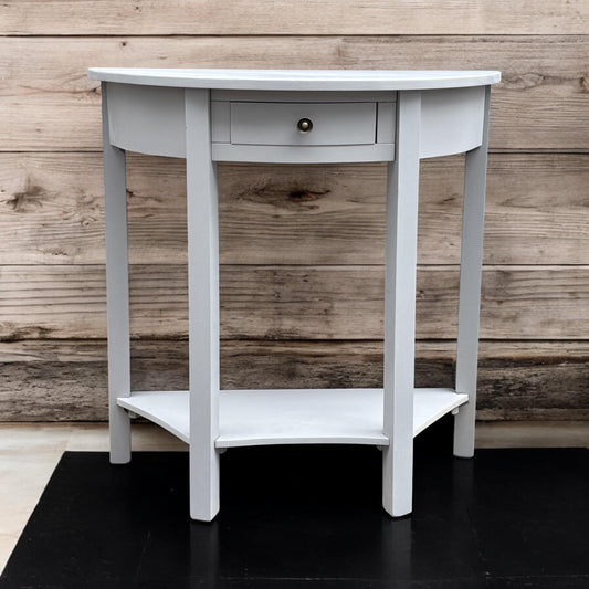 80CM 2 DRAWER SIDE TABLE