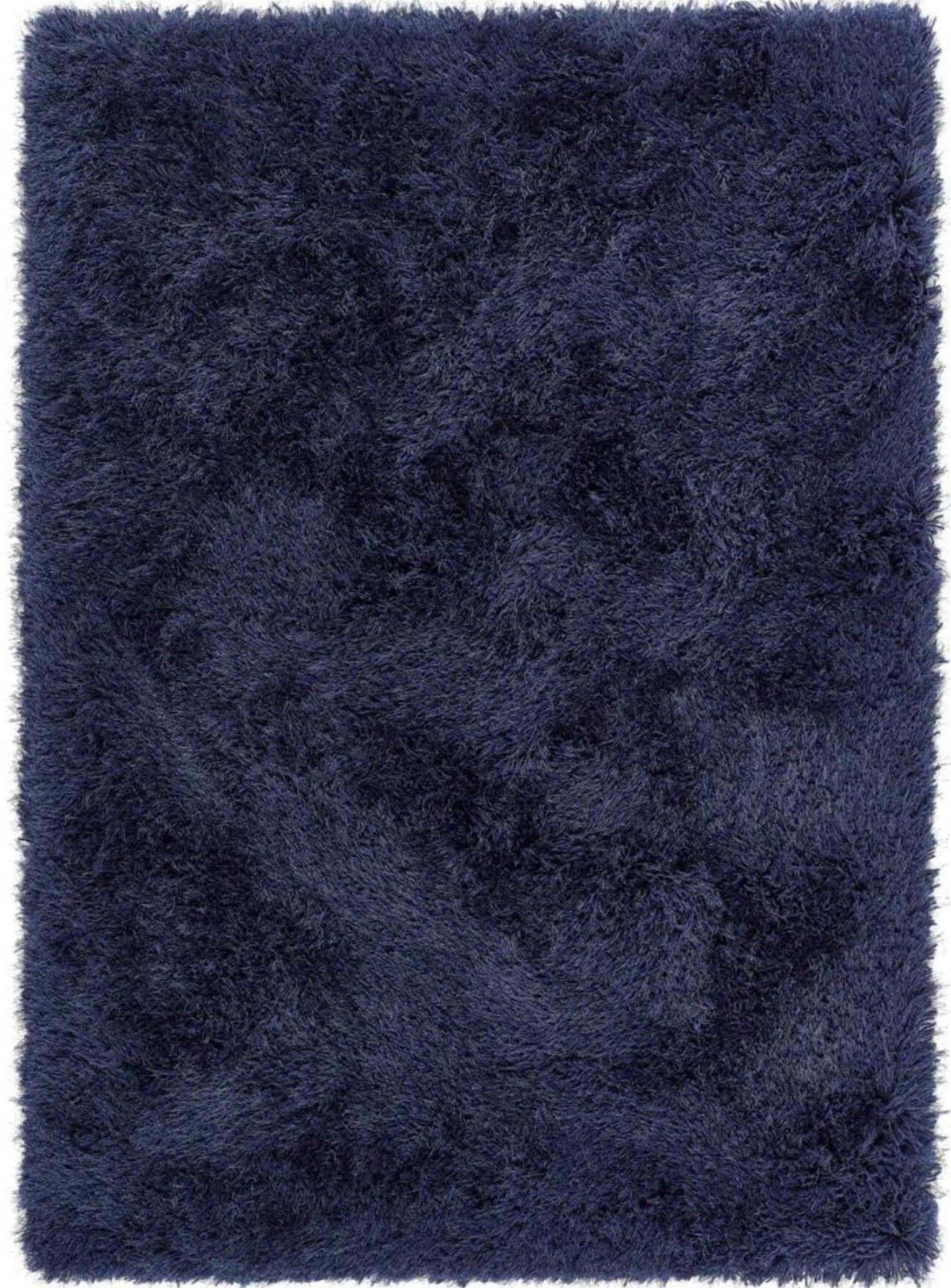 Extravagance Navy Shaggy Rug