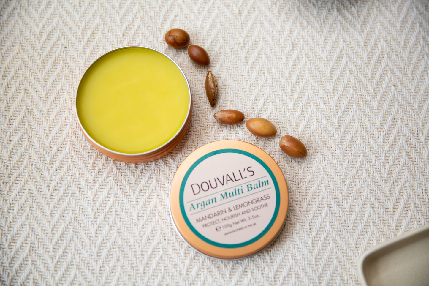 Organic Argan Multi Balm 100g - Lemongrass & Mandarin | Intense Hydration and Versatility