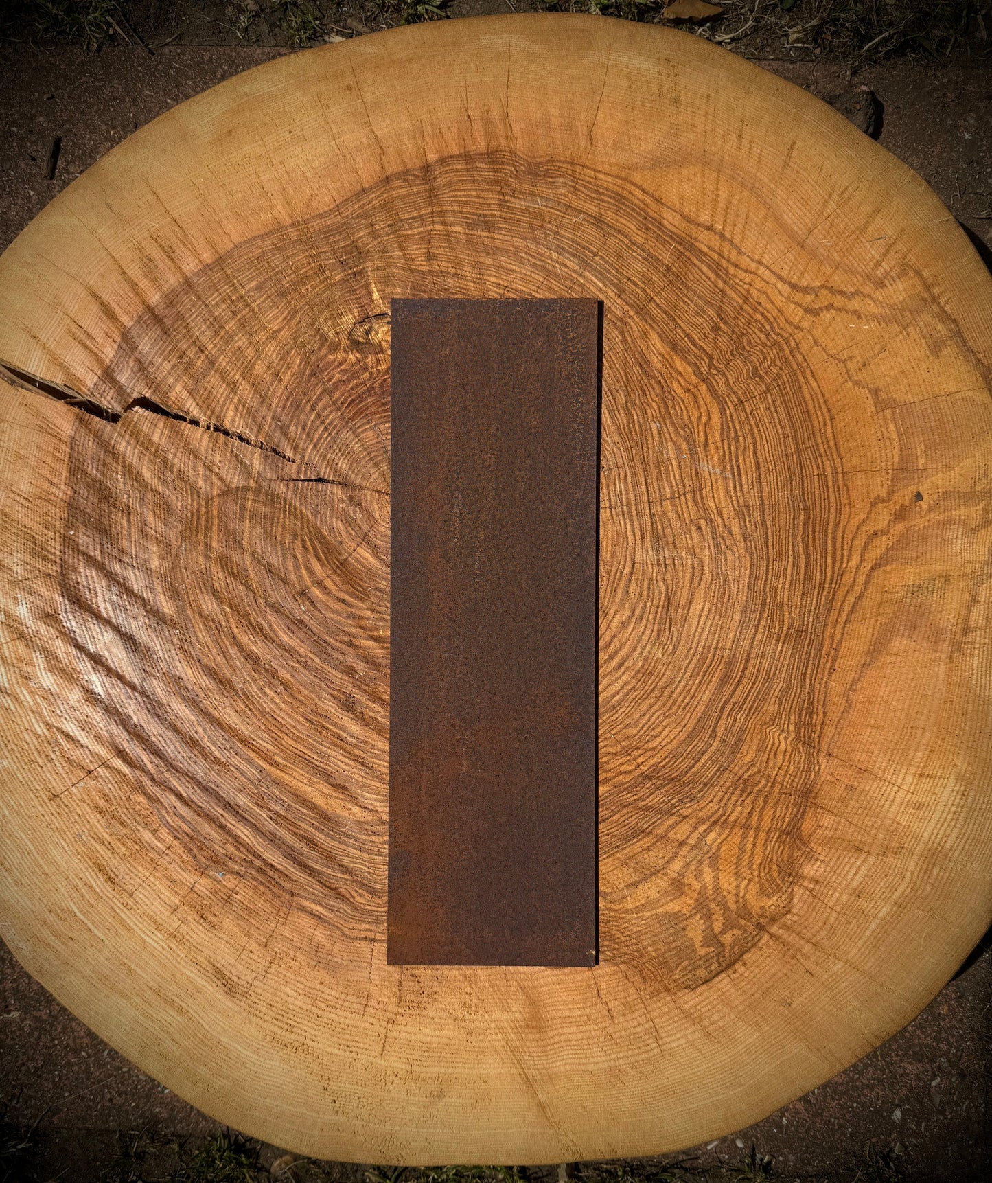 12" Rusty Fat Font Metal Letters A-Z 0-9.