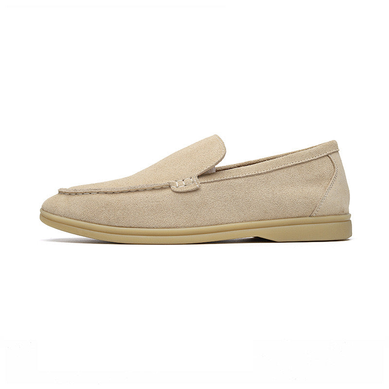 GEONWOO Old Money Suede Loafers