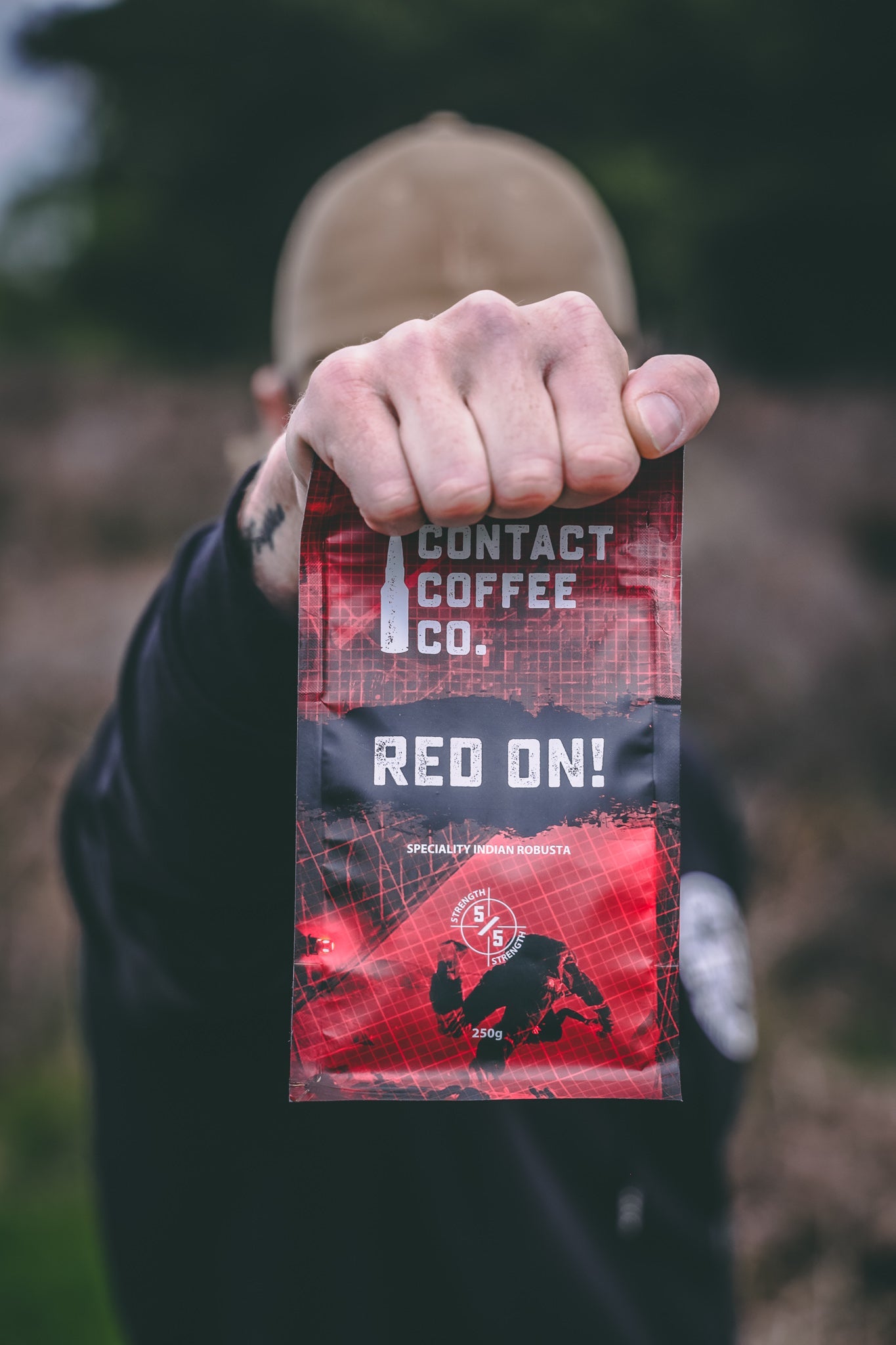 Red On! High-Caffeine Coffee