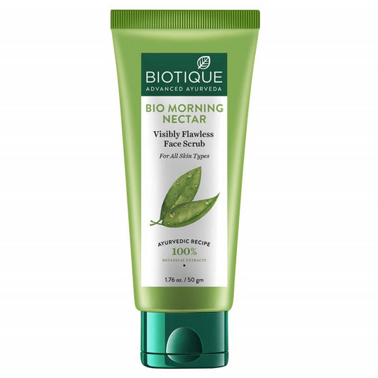 Biotique Advanced Ayurveda Bio Morning Nectar Visibly Flawless Face Scrub