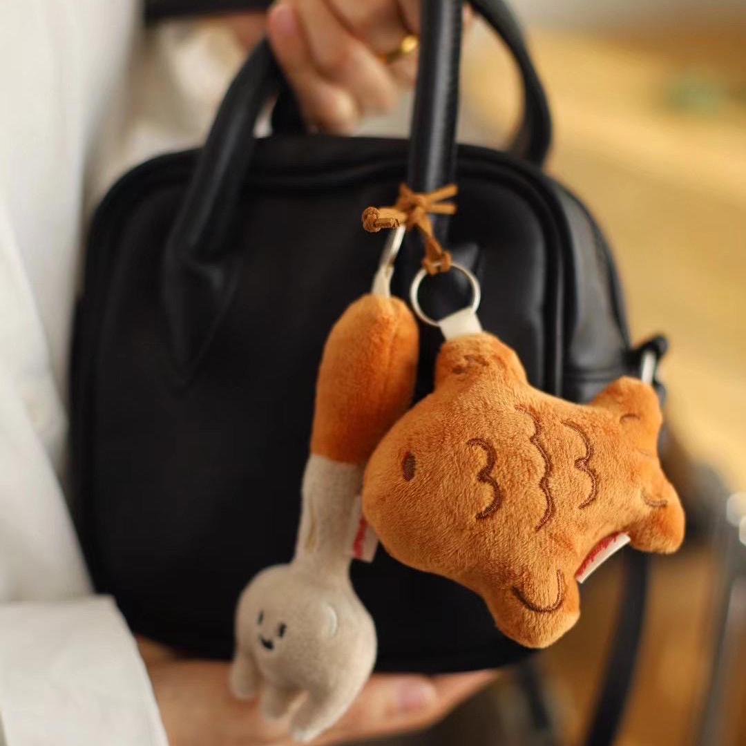 Daily White | Cute Food Plush Bag Charms