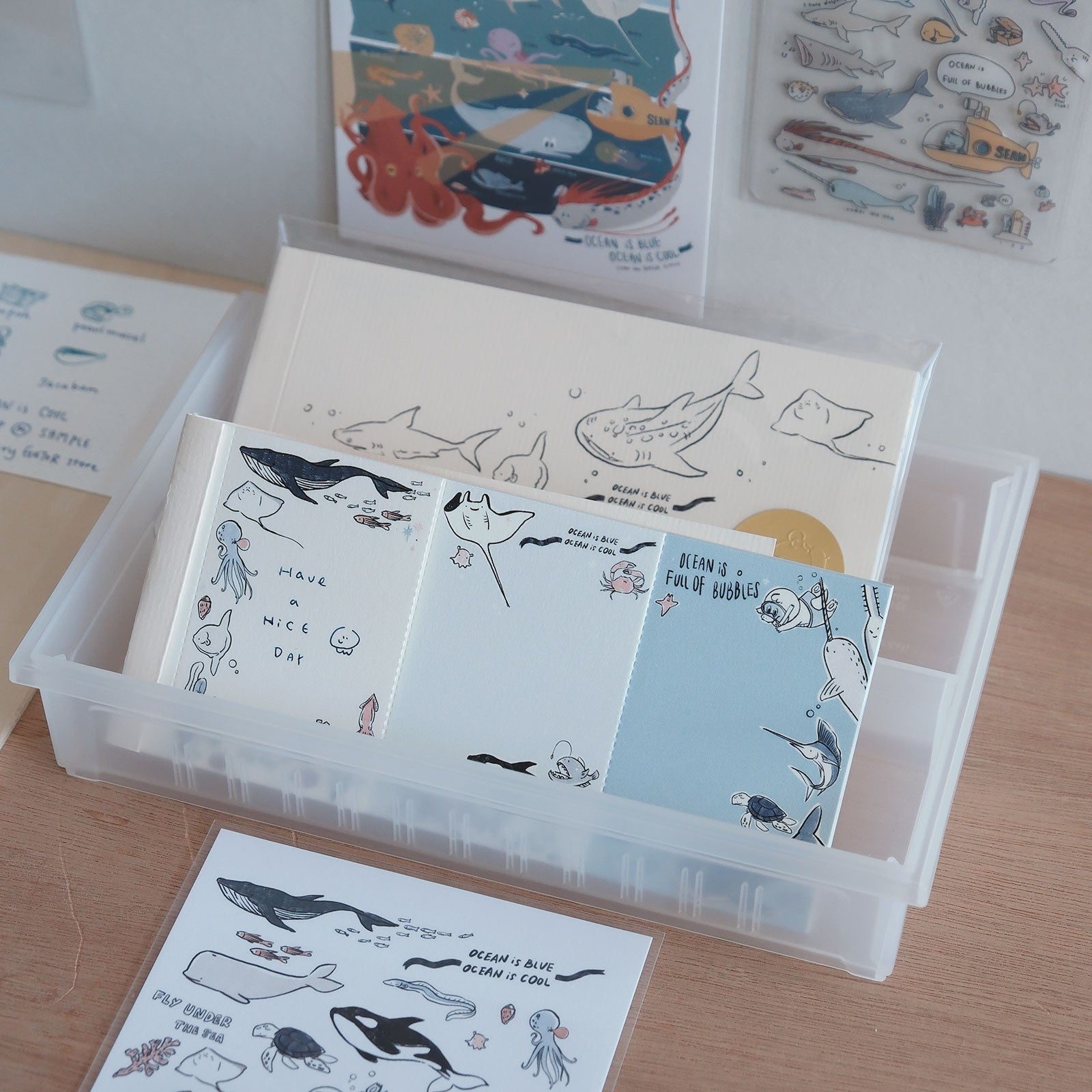 A Gator Life | Ocean is Cool Memo Notepad