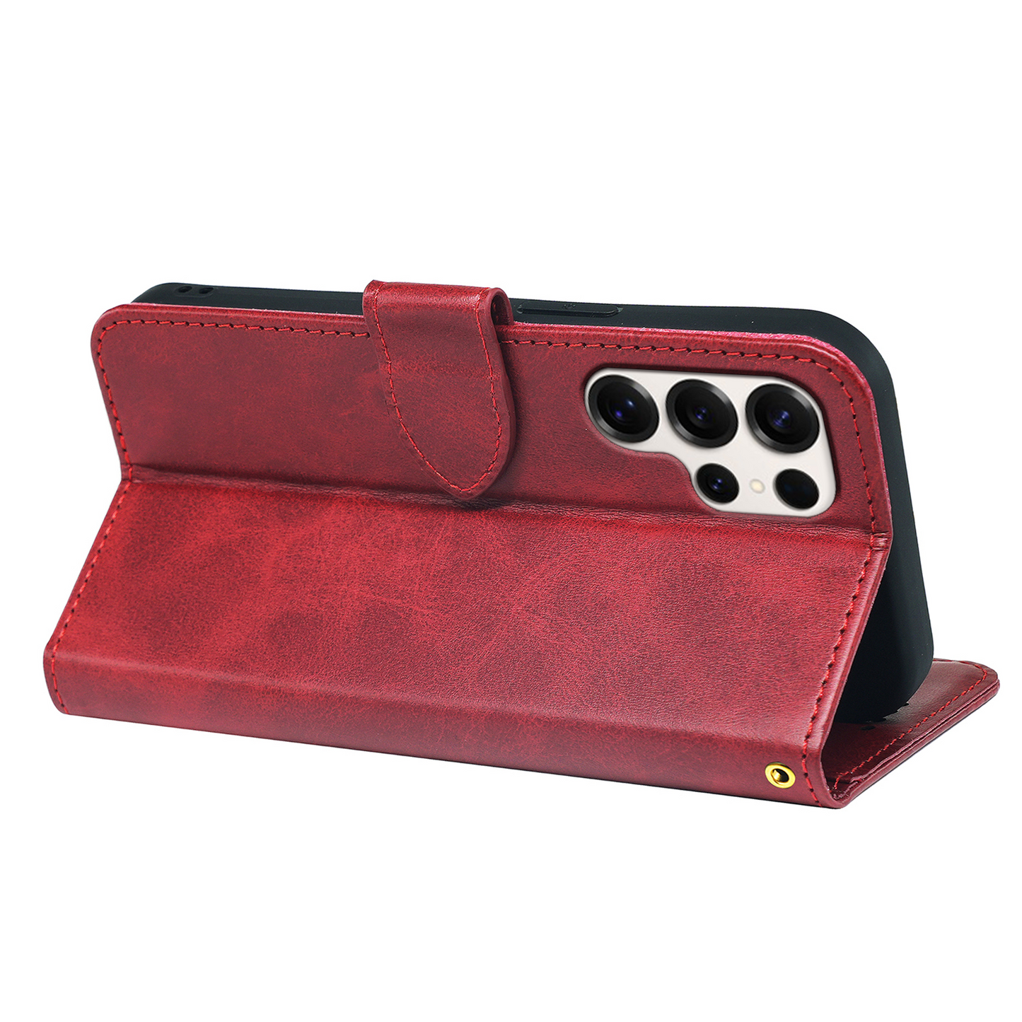 Samsung Galaxy S25 Series Book Flip Case Leather Wallet