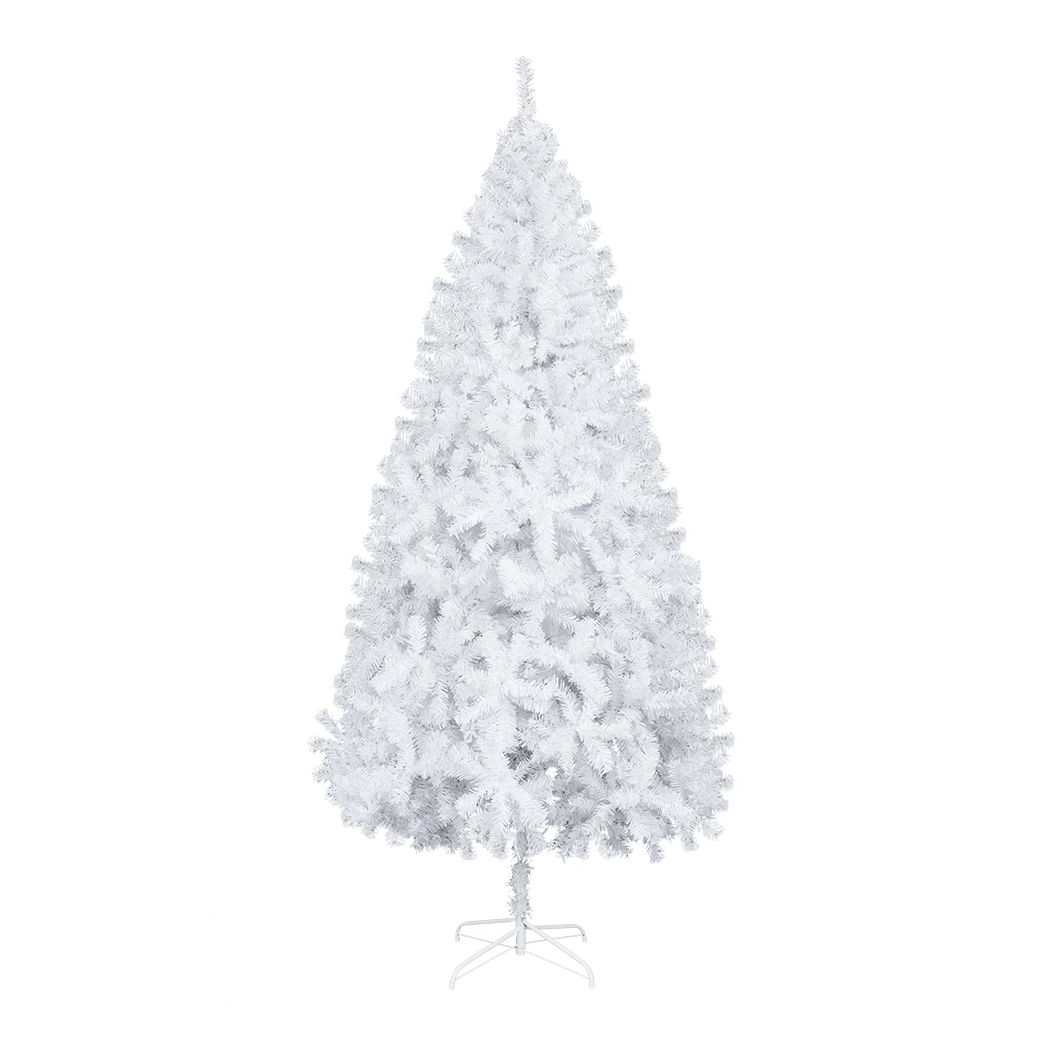 7FT Iron Leg White Christmas Tree with 950 Branches