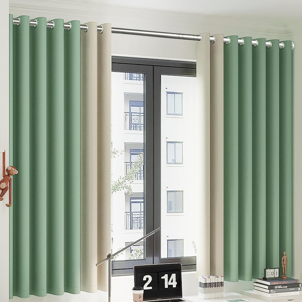 Stainless Steel Shower Curtain Rod 160–270cm Extendable No Drill Tension Pole