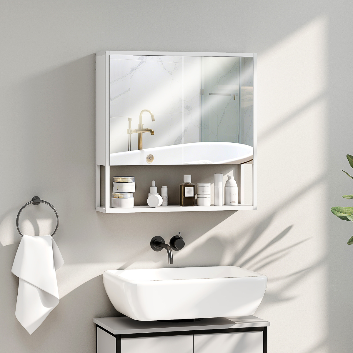 Bathroom Cabinet with Mirror