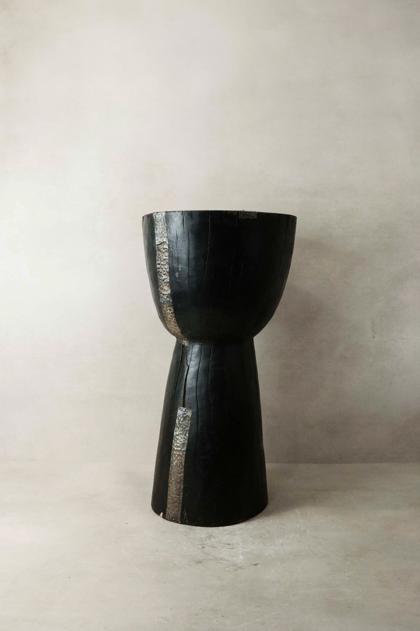 Hand Carved Side Table\Stool, Cameroon - 9.3