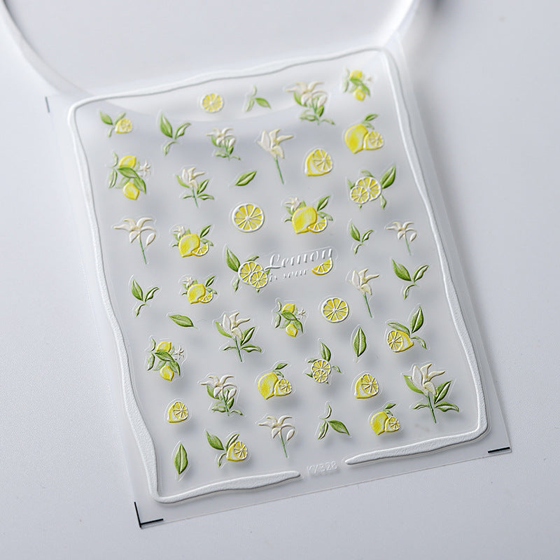 Hello Claws |Summer Lemon Nail Deco Sticker