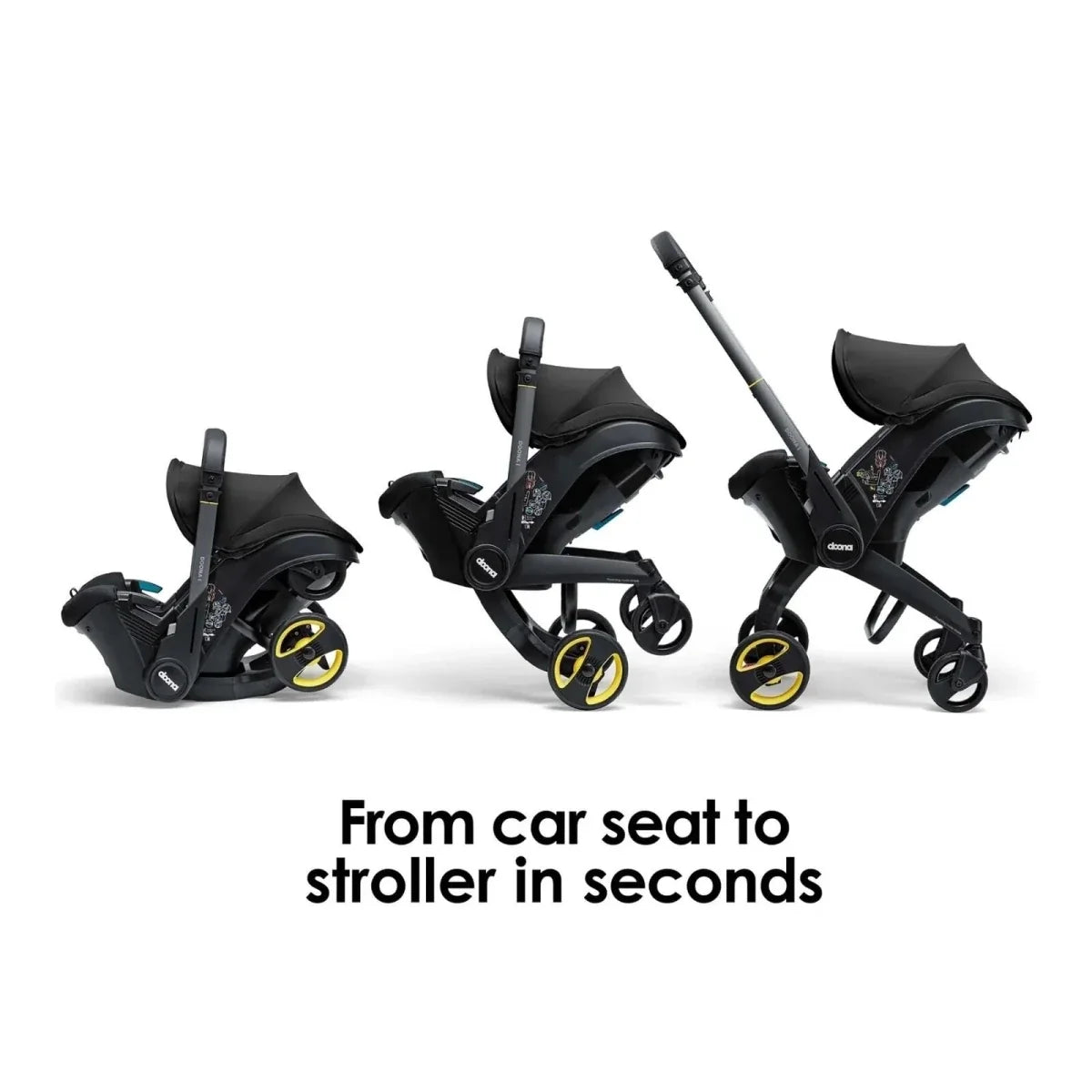 Doona i Infant Car Seat & Stroller - Nitro Black