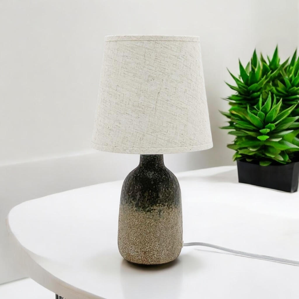 52CM HAND FINISHED LAMP AND SHADE