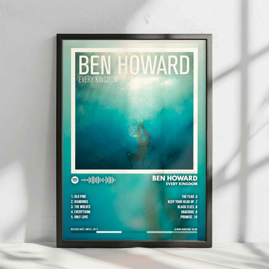 Ben Howard "Every Kingdom" Album Cover Poster - with Complete Tracklist