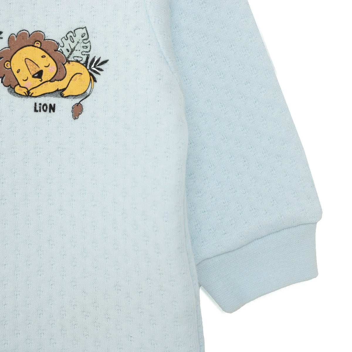 HelloBaby Lion Print Quilted Baby Cardigan (3 Months to 3 Years)