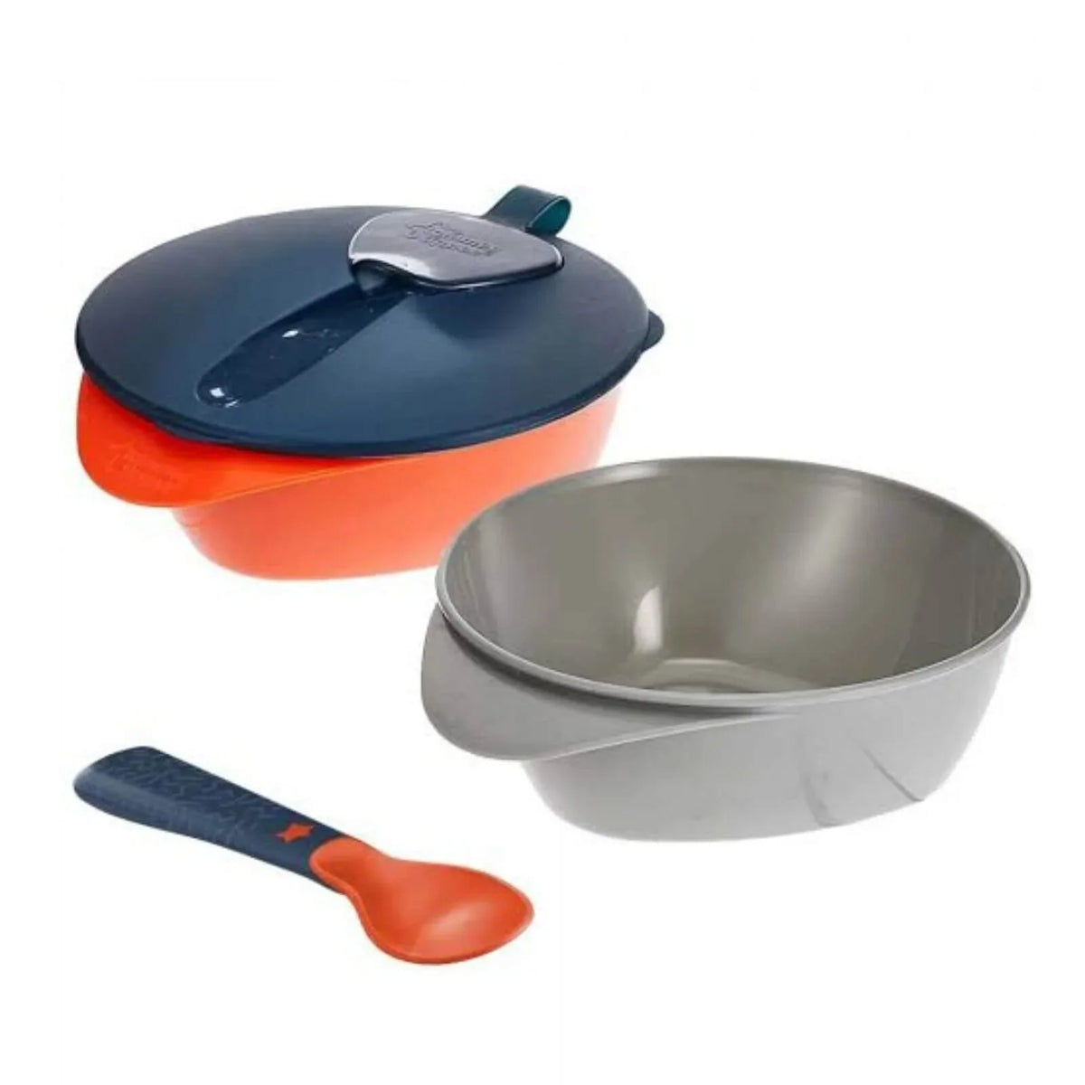 Tommee Tippee 2 Feeding Bowls with Spoon & Lid