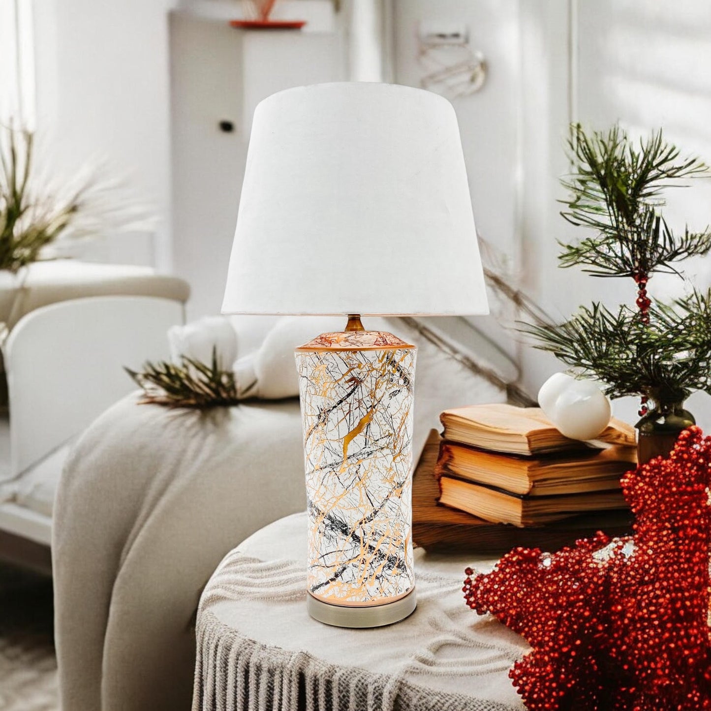 51CM CERAMIC TABLE LAMP