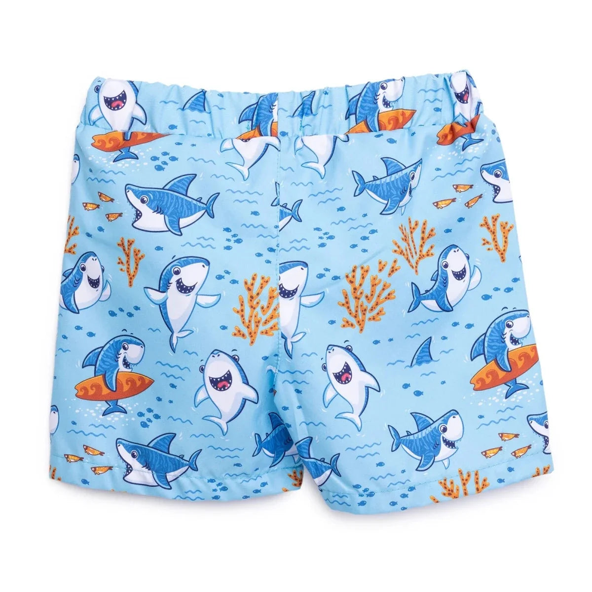 HelloBaby UV Protection Shark Print Baby Swim Shorts (2 Years to 5 Years)