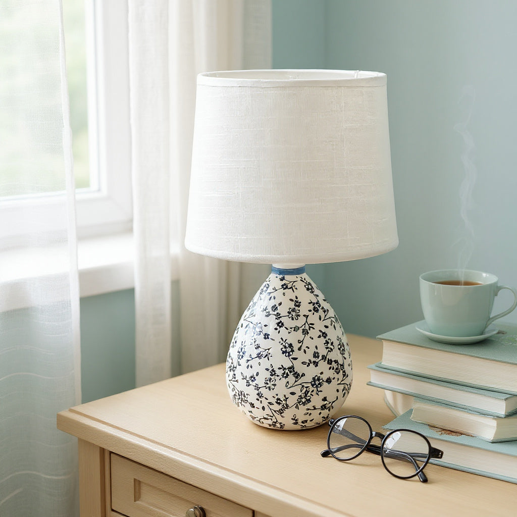 37CM LAMP AND SHADE