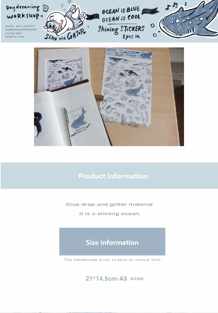 A Gator Life | OCEAN is COOL Resin Sticker