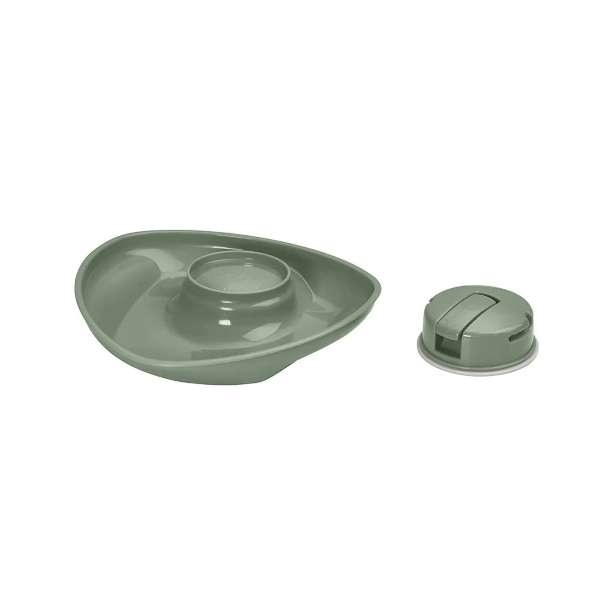 Vital Baby Nourish Power Suction Plate - Natural Moss
