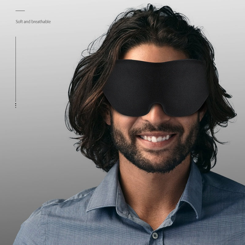 Axiomazx 3D Sleep Mask Aviation Memory Foam Eye Mask Breathable & Full Shading for Comfort Sleep & Relaxation