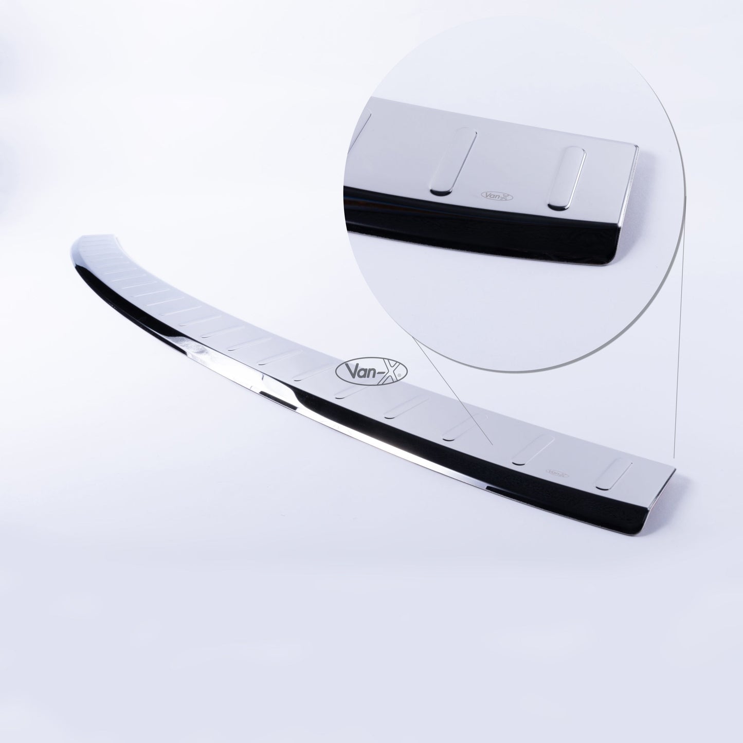For VW Caddy Rear Bumper Protector Stainless Steel – Durable and Ready to Fit | Van-X